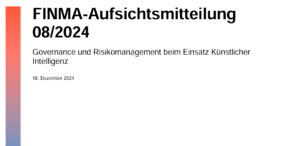 FINMA Aufsichtsmitteilung 08/2024